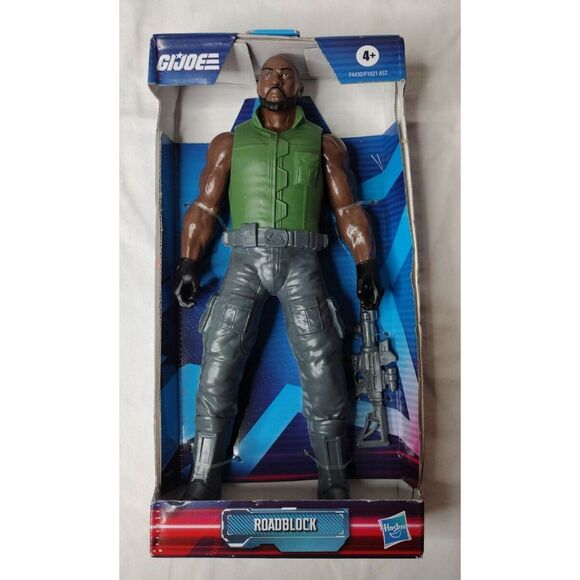 Other - Hasbro GI Joe ROADBLOCK 9.5 Inch Action Figure with Rifle Distressed Packaging